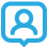 FaceCard blue